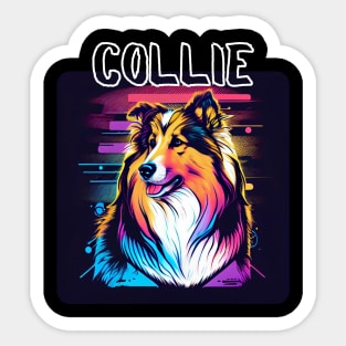 Graffiti Style - Cool Collie 6 Sticker